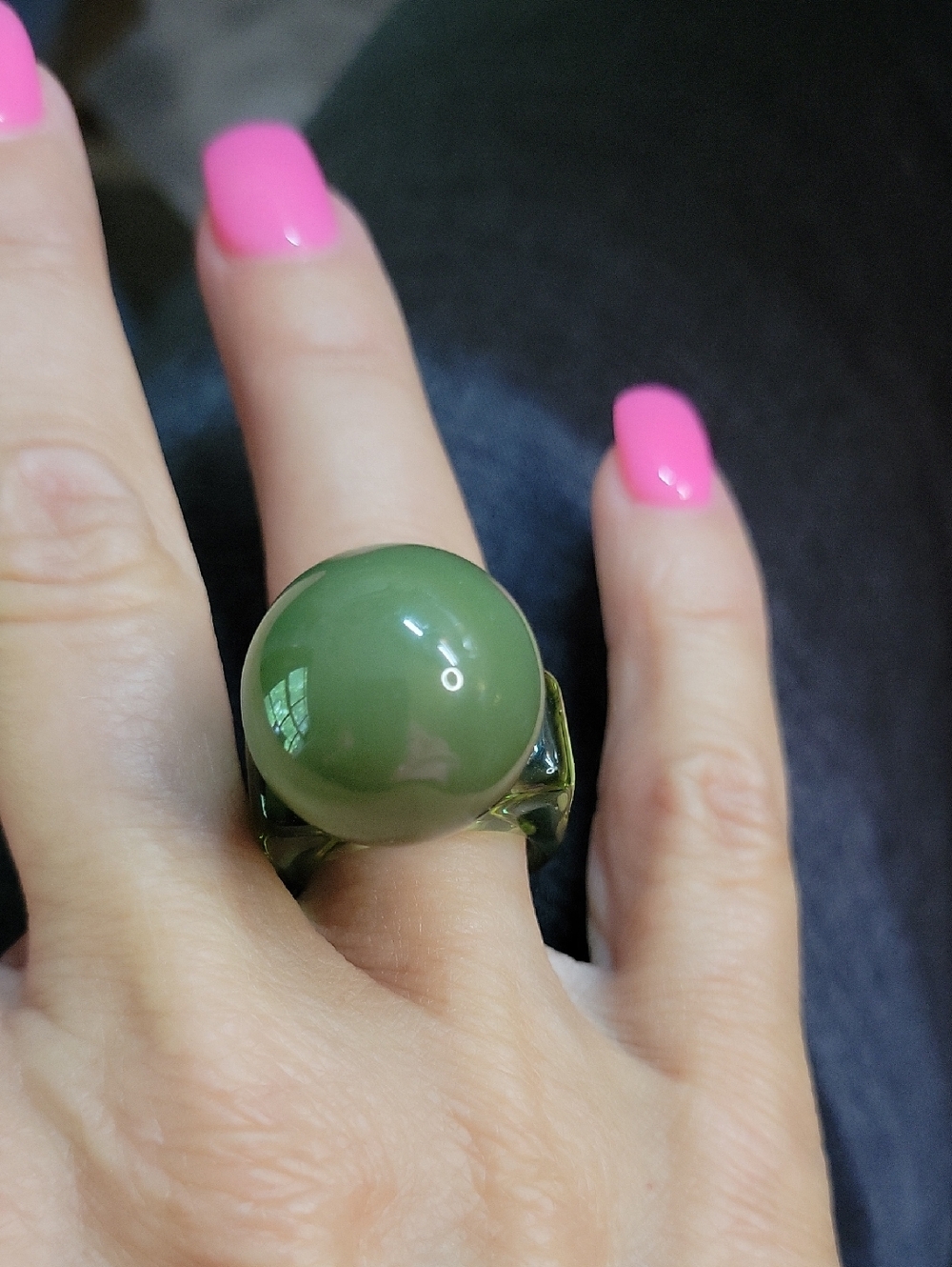 Funky Chunky Gumball Fashion Ring, Choice Of Color - Picture 5 of 8